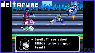 Berdly Boss Fight  Deltarune Chapter 2 [upl. by Blasius175]