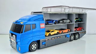 【トミカ】はたらくくるまのミニカーを開封してコンボイへ収納します☆｜unbox the Tomica miniature cars and store them in the convoy！ [upl. by Dianne832]