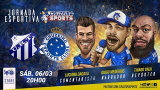 🔴 URT X CRUZEIRO  3ª RODADA CAMPEONATO MINEIRO  JORNADA ESPORTIVA CRUZEIRO SPORTS  AO VIVO [upl. by Nivrag749]