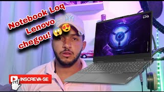 Chegou o Notebook LOQ Lenovo RTX2050  Unboxing [upl. by Coulter666]