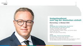 Gottesdienst zum Tag der Deutschen Einheit am Donnerstag 3 Oktober 2024 10 Uhr [upl. by Revell]