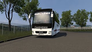 ETS 2 150 Man Lions Coach Eurolines EAA Map 3 [upl. by Jorey]