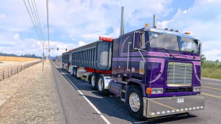 American Truck Simulator  FREIGHTLINER FLB 95  DOBLE REMOLQUE [upl. by Paehpos]