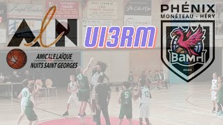 U13RM Nuits Saint Georges vs Phénix BaMH [upl. by Warner488]