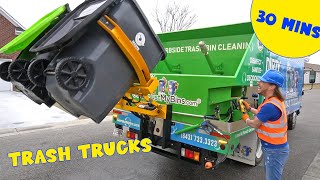 Trash Truck video for Children  Garbage Trucks for Kids [upl. by Anilas]