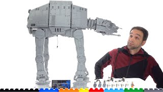 LEGO Star Wars UCS ATAT review Gigantic 800 dust collector [upl. by Carvey526]