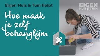 Hoe maak je zelf behanglijm  Eigen Huis amp Tuin helpt [upl. by Kilgore]