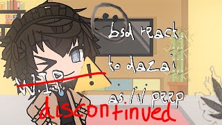 🤍 „ bsd react to dazai as lil peep “  OG🖤  PUT IN 2x SPEED „ discontinued ⚠️ „ gacha life [upl. by Nohtiek]