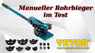 Manueller Rohrbieger Rohrbiegegerät Rohrbiegemaschine im Test [upl. by Barbi]