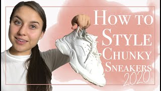 How to Style Chunky Sneakers [upl. by Aisatnaf]