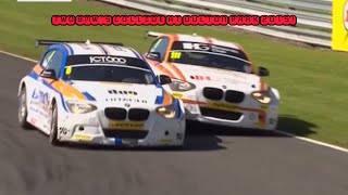 COLLARD AND PRIAULX FINAL LAP COLLISION Oulton Park 2015 [upl. by Stacie]