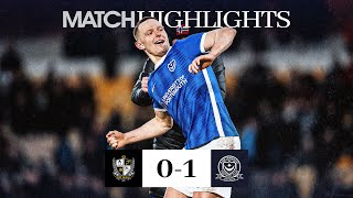 COLBY FROM 12 YARDS 🎯  Port Vale 01 Pompey  Highlights [upl. by Duane793]