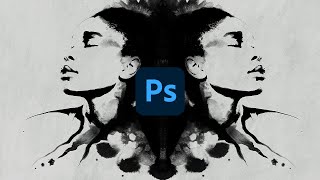 How to Make a Rorschach Inkblot Effect in Photoshop [upl. by Hedvige]