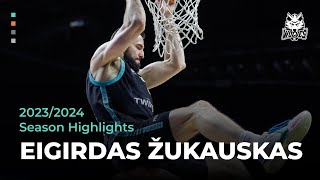 Eigirdas Žukauskas 20232024 Season Highlights  BC Wolves Twinsbet [upl. by Frangos]