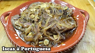 ISCAS À PORTUGUESA  com cebolada deliciosa e muito fáceis de fazer [upl. by Kopans]