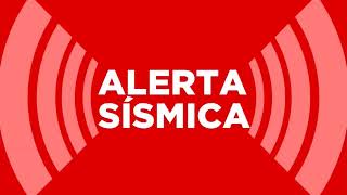 Sonido de la ALERTA SÍSMICA para SIMULACRO 1 minuto Aprendizaje Preescolar con el Maestro Rodolfo [upl. by Auqinihs]