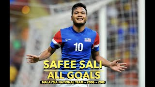 Safee Sali  All 28 Goals For Malaysia National Team  20062015 [upl. by Sukhum]