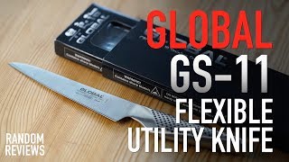 Best Kitchen Utility Knife Global GS11 Flexible Utility Knife [upl. by Carlton153]