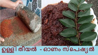 ഉള്ളി തീയൽ  ഓണം സ്പെഷ്യൽ Ulli kari  Ulli theeyal  Onam Special Recipe in Malayalam [upl. by Moore]