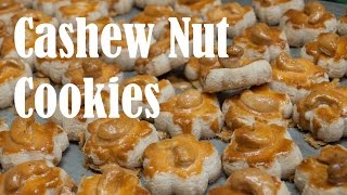 Cashew Nut Cookies  สูตร คุกกี้สิงคโปร์ [upl. by Trenna159]