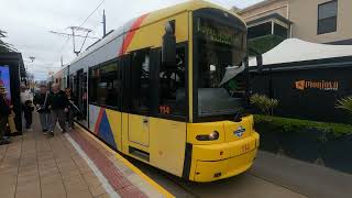 Tram 🚎 ride from🚊 Adelaide Train Station To Glenelg part 1 with ODGEE tramwalkrelaxbeach [upl. by Irret249]