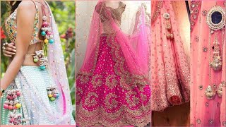 2024 lehenga design  Top trending party wear lehenga choli design for girls [upl. by Schwerin]