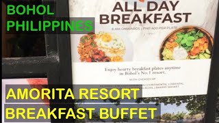 AMORITA RESORT  COMPLETE BREAKFAST BUFFET SET  PANGLAO BOHOL PHILIPPINES [upl. by Kara-Lynn]