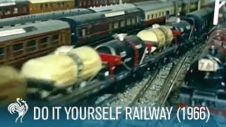 Do It Yourself Railway Model Trains 1966  British Pathé [upl. by Arenahs]