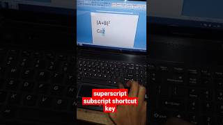 superscript subscript shortcut key 😂😂shortvideo youtuber [upl. by Sonny]