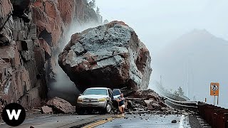 1000 Tragic Moments Most Shocking Catastrophic Rockfalls Failures Caught On Camera Scares You [upl. by Harolda]