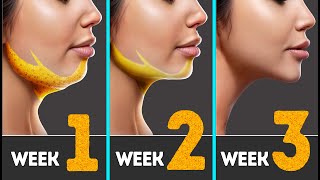 DO IT BEFORE SLEEP  LOSE DOUBLE CHIN amp GET SHARP JAWLINE amp A NICE FACELIFT [upl. by Ridan]