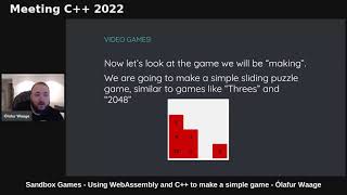 Sandbox Games Using WebAssembly and C to make a simple game  Ólafur Waage  Meeting C 2022 [upl. by Yehs]