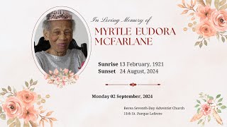 Celebration of life of Myrtle McFarlane [upl. by Biagio]