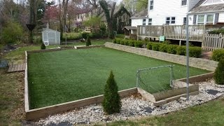 How to Make a Backyard Artificial Turf Field [upl. by Bush]