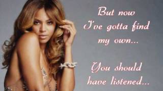 Beyoncé  Listen with Lyrics on screen [upl. by Enilraep]