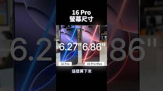 16 Pro 螢幕尺寸 ｜ iphone16pro 彼得森 tech apple iphone16promax [upl. by Asseret]