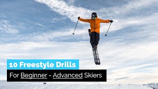 10 Freestyle Ski Drills for Beginner To Advanced Skiers [upl. by Llewoh]