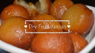 Gulab Jamun recipe Dry fruits Jamun Soft and Delicious Jamun [upl. by Pengelly369]