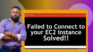 Failed to connect to your EC2 instance solved [upl. by Urbain]