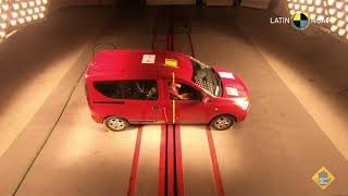 Crash Test  Renault Kangoo 2 Airbags [upl. by Ocramed]