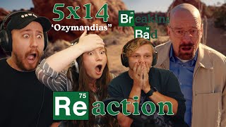 WE ARE BROKEN Breaking Bad REACTION quotOzymandiasquot 5x14 Breakdown  Review  Kailyn  Eric React [upl. by Enihpets562]