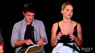 CoStar Connections With the Cast of quotThe Hunger Games Catching Firequot Part 2 [upl. by Ynehpets]