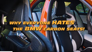 The TRUTH About The BMW M3 Carbon Bucket Seats [upl. by Conall88]