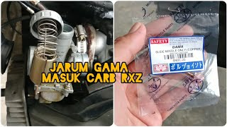 guna Jarumslide needle gama ke carb rxz  part 1 [upl. by Arria]