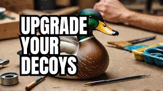 Transforming Mallard Decoys into Blue Bills and Ringneck Decoys [upl. by Wun]