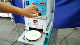 Pasta for Paper Cup Sealing Machine 桌上型紙杯封口機SP7201A [upl. by Anthea]