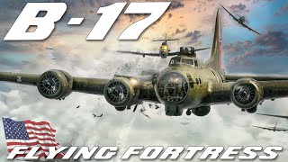 B17 Flying Fortress The American Mighty Bomber Of WW2 Upscaled HD Documentary [upl. by Philpot656]