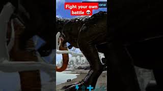 Mammoth vs TRex ark survival evolved mobile subscribe like [upl. by Lian]