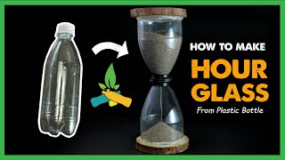 How to make an hourglass from plastic bottles  Recycle Craft [upl. by Tristas902]