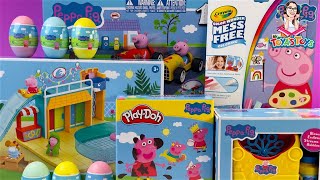 Peppa Pig Toys Collection Unboxing Review  Peppa Pig GranPrix Car Race Track [upl. by Ykciv847]